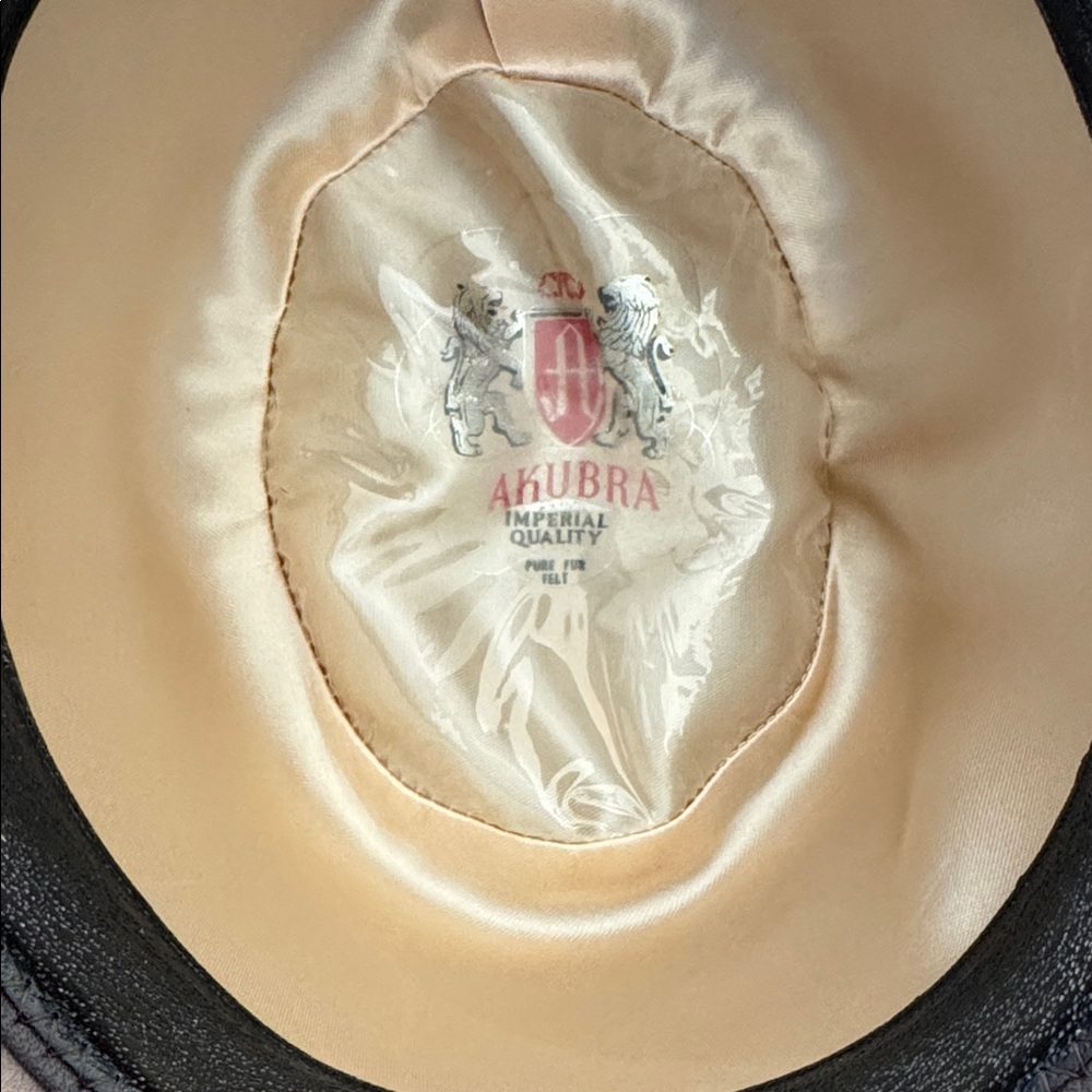 Akubra The Boss Fur Felt Hat Size 56 - Picture 5 of 16